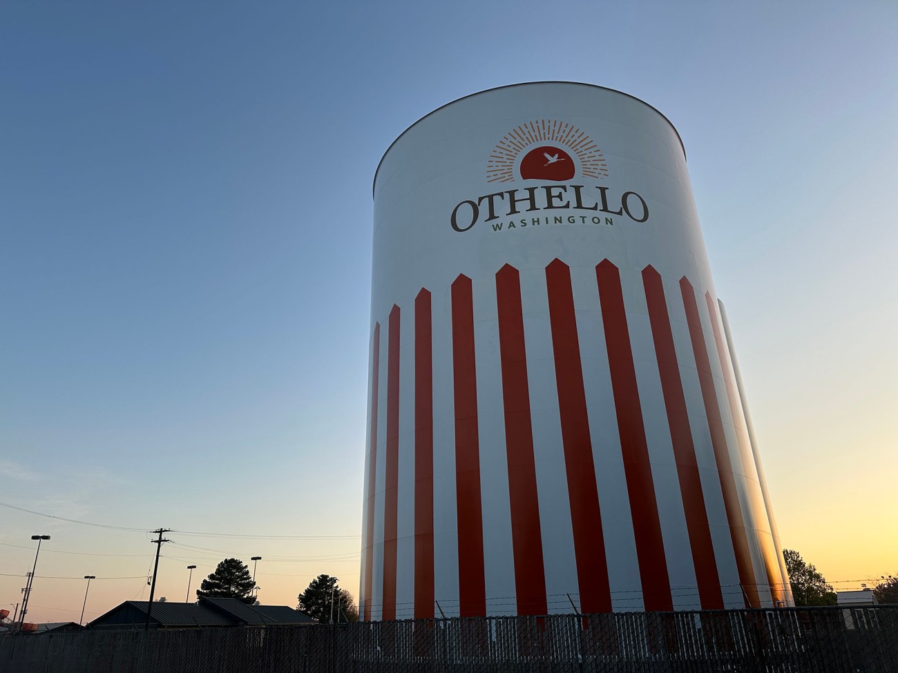 One of Othello's iconic water towers